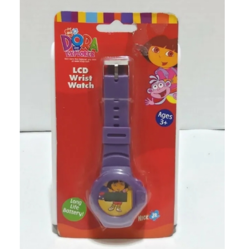 Dora the Explorer LCD retro watch - nick Jr new old stock NOS